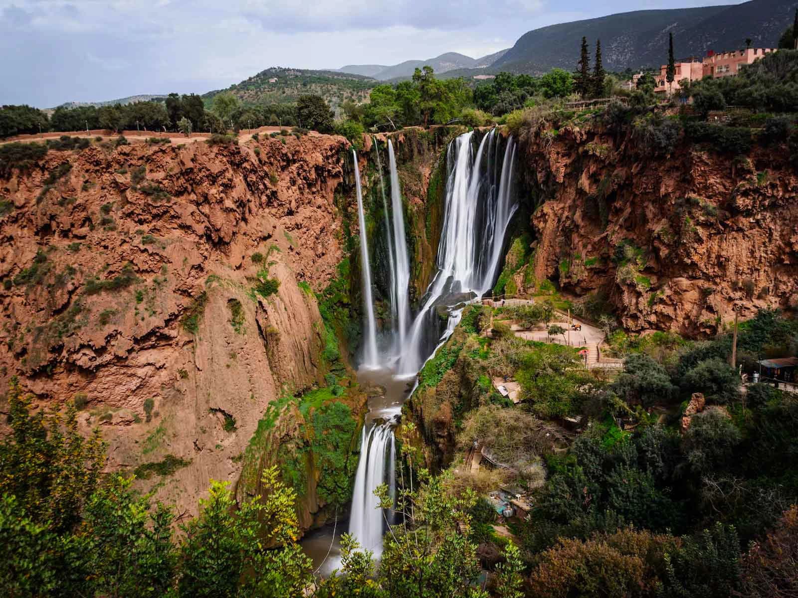 Full-Day Private Tour to Ouzoud Waterfalls and the Middle Atlas Mountain from Marrakech